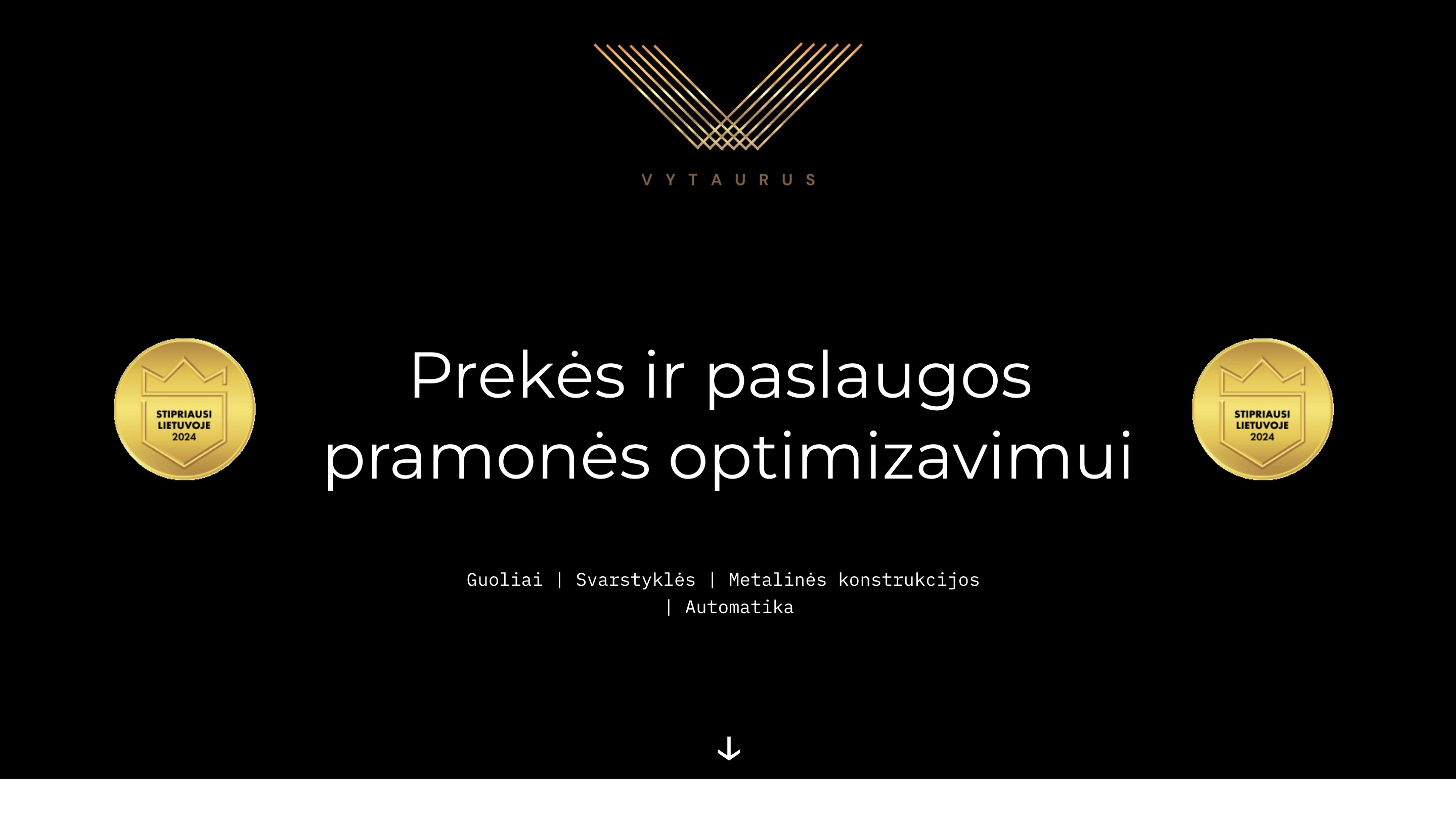 Įvairios konstrukcijos ir pardavimai, pavyzdys